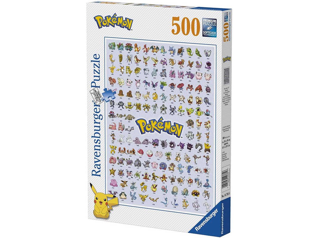 Ravensburger Pokémon Puzzle 500 dílků (1)