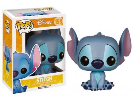 108590 lilo stitch pop vinyl figure stitch seated 9 cm