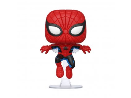 108596 marvel 80th pop marvel vinyl figure spider man first appearance 9 cm