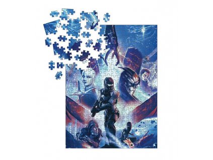 105542 mass effect jigsaw puzzle heroes 1000 pieces
