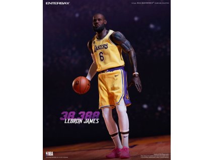 105941 nba collection real masterpiece action figure 1 6 lebron james special edition 30 cm