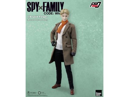 108644 spy x family figzero action figure 1 6 loid forger winter costume ver 31 cm