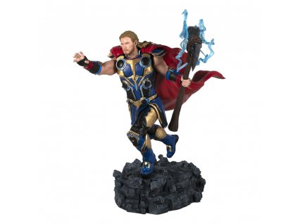 105914 thor love and thunder gallery deluxe pvc statue thor 23 cm