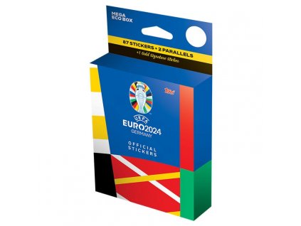 108638 uefa euro 2024 sticker collection mega eco box