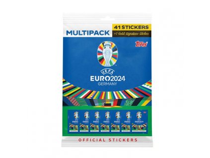 108629 uefa euro 2024 sticker collection multipack