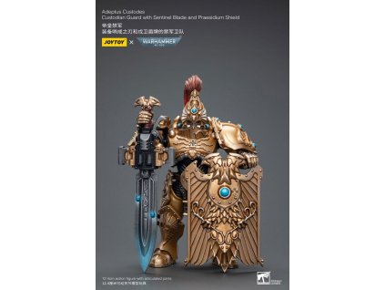 107342 warhammer 40k action figure 1 18 adeptus custodes custodian guard with sentinel blade and praesidium shield