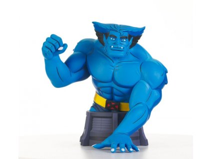 105815 x men marvel animated series bust 1 7 beast 15 cm