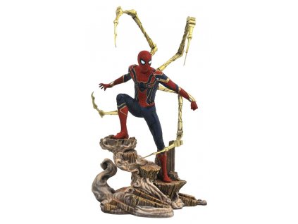 116063 avengers infinity war marvel movie gallery pvc statue iron spider man 23 cm
