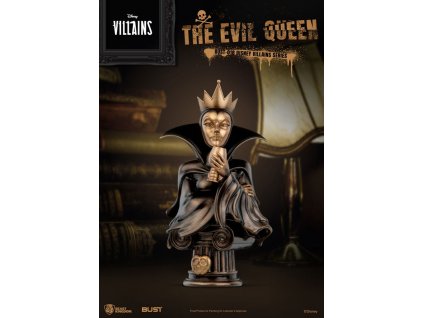 109238 disney villains series pvc bust the evil queen 16 cm
