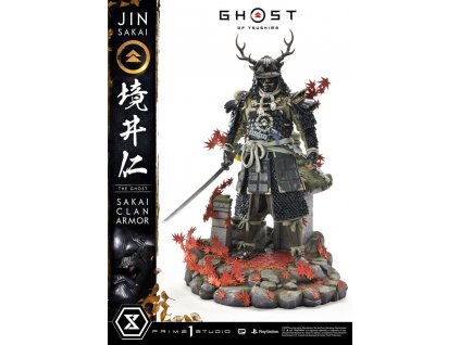 116042 ghost of tsushima statue 1 4 sakai clan armor 60 cm