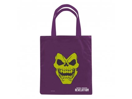 111686 masters of the universe tote bag skeletor face