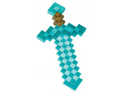 110684 minecraft plastic replica diamond sword 51 cm