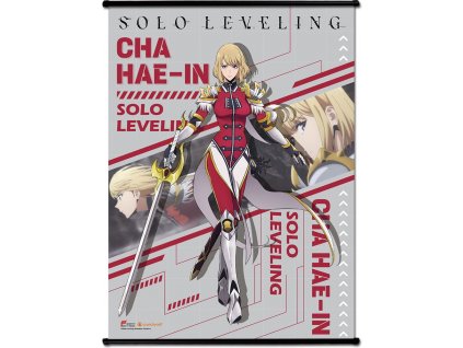 115502 solo leveling wall scroll cha hae in 44 x 33 cm