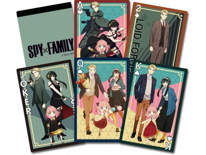 111425 hraci karty spy x family forger family
