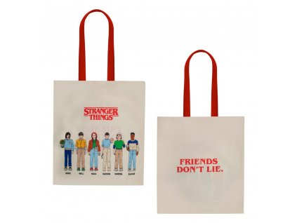 110324 stranger things tote bag friends don t lie