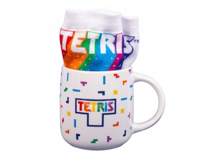 110972 tetris mug socks set tetriminos