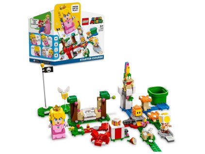162260 super mario lego dobrodruzstvi s peach startovaci set 71403