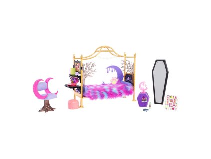 183747 herni set monster high loznice clawdeen wolf