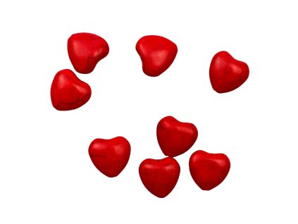 194078 zetony kamenna srdce 8 ks