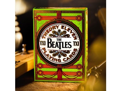 x t11 beatles cards green t11