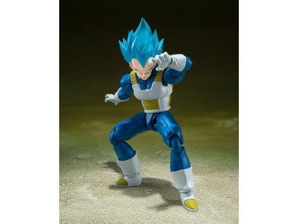 Dragon Ball Super S.H. Figuarts Akční Figurka Super Saiyan Bůh Super Saiyan Vegeta -Neochvějná Saiyan Hrdost- 14 cm