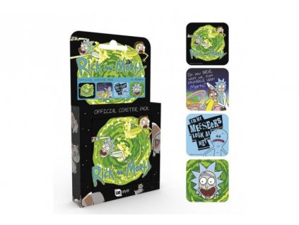 21769 1 rick a morty coaster 4 pack mix