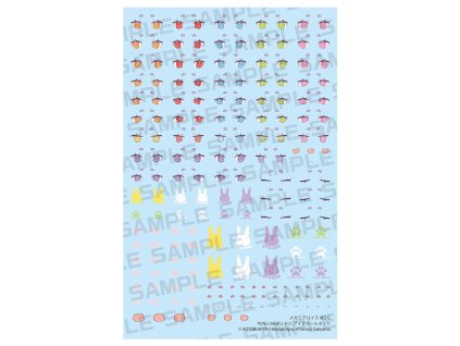 233387 megami device m s g plastic model kit 1 1 puni mofu tu eye decal set