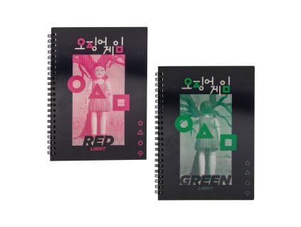 234227 squid game notebook red light green light