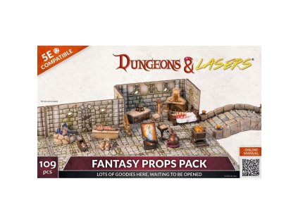 86391 dungeons lasers fantasy props pack