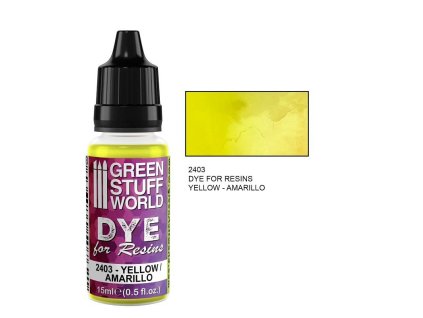 89271 green stuff world dye for resins yellow