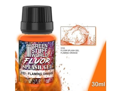 89415 green stuff world splash gel flaming orange