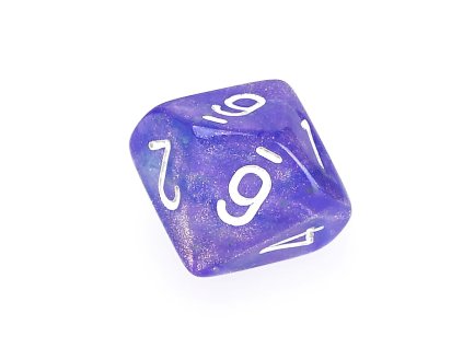 Kostka k10 svítící (Barva Fialová)