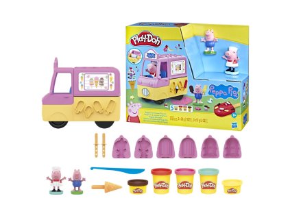 205601 play doh peppa pig hraci sada se zmrzlinou peppa s ice cream playset