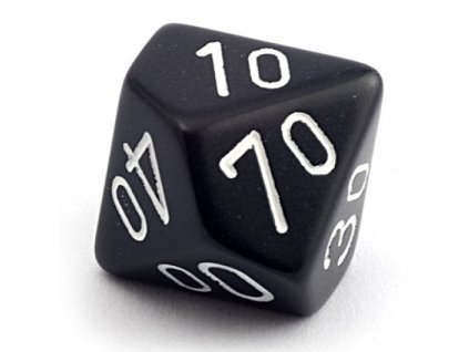 Procentová kostka (Barva bílá)