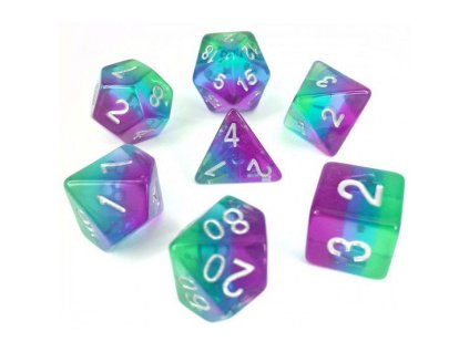 Sada kostek Aurora (Barva Modrá)