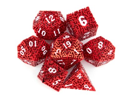 Sada kovových kostek Hollow - Labyrint (Barva černo-zelená)