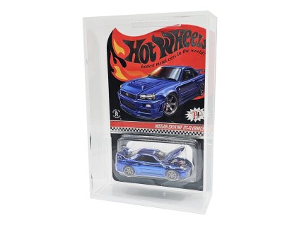 231920 hot wheels mainline acrylic case 2 pack
