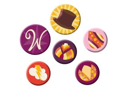 sada placek willy wonka 6565649664ce6