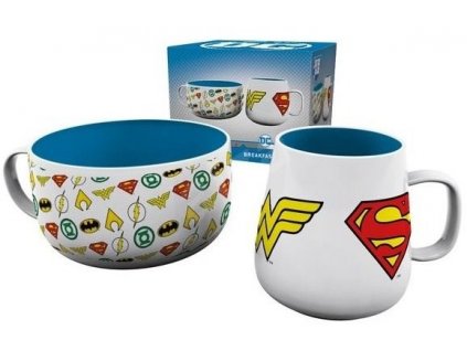 DC Comics snídaňový set – Logos