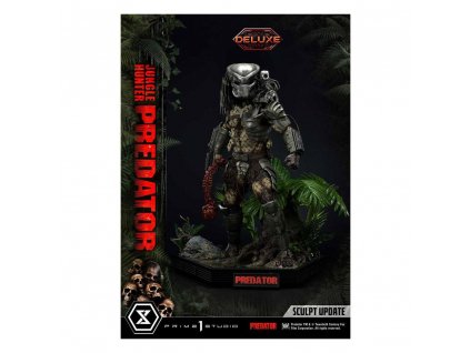 Predator Museum Masterline socha Jungle Hunter Predator Deluxe Bonus Version (1)