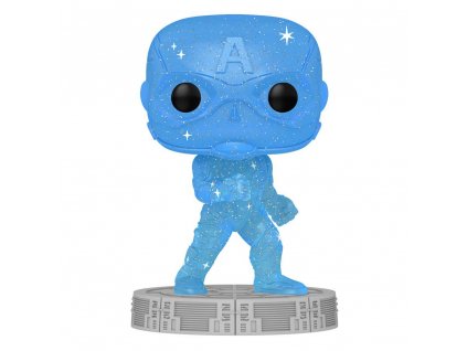 Infinity Saga funko figurka Artist Series Captain America (Blue) (1)
