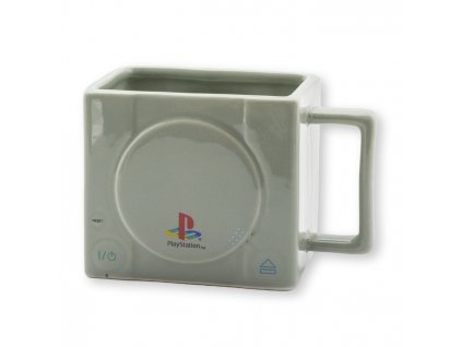 41887 playstation hrnek 3d console