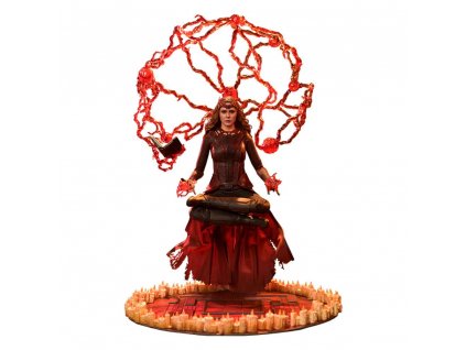Doctor Strange in the Multiverse of Madness Movie Masterpiece akční figurka The Scarlet Witch (Deluxe Version) (1)