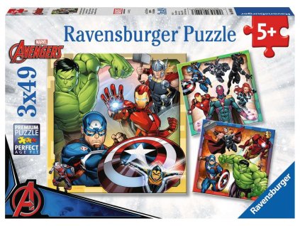 Marvel 3 malé puzzle Avengers (1)