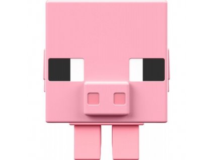 minecraft mob head mini figures pig