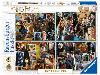 50443 harry potter puzzle set 4 x 100 dilku