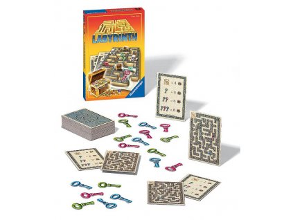 51696 labyrinth karetni hra honba za pokladem
