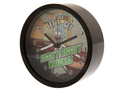 63485 stolni hodiny rick and morty wrecked