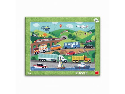 69725 dopravni prostredky 40 deskove puzzle