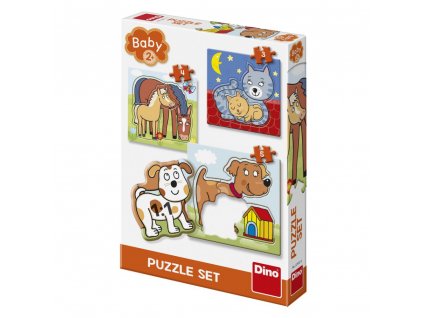 71213 zviratka 3 5 baby puzzle set